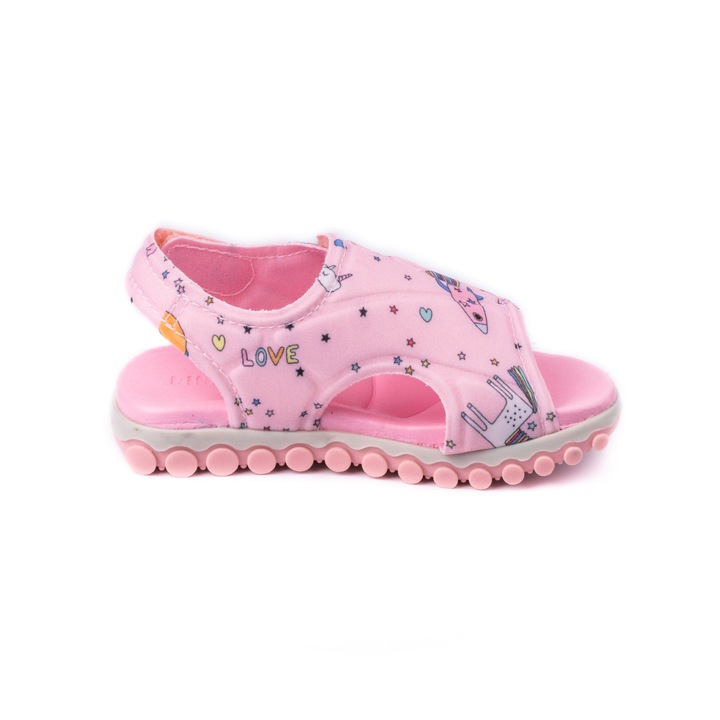 Детски Сандали за момче BiBi Shoes Summer Roller New II Sugar Velcro New, Розов, 22 EU