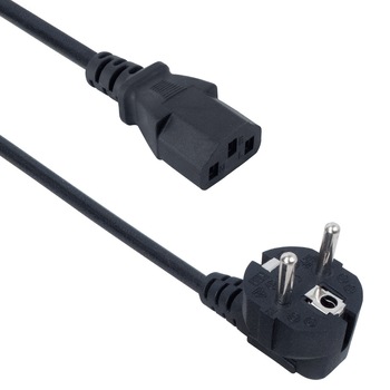Cablu Alimentare PC 1,5m DeTech-18043 Negru Cablu Alimentare PC 1,5m DeTech-18043 Negru