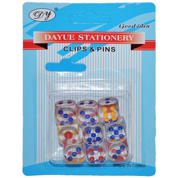 Zaruri transparente, dimensiune 1,5 cm, 9 buc/blister Zaruri transparente, dimensiune 1,5 cm, 9 buc/blister