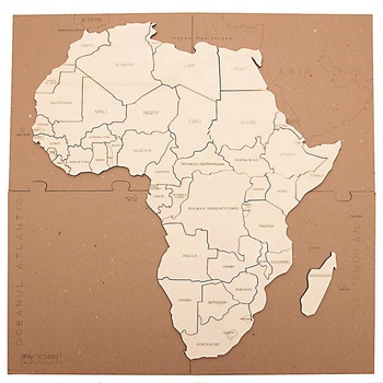 Puzzle geografic MORMI, Harta Africa Puzzle geografic MORMI, Harta Africa