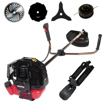 Motocoasa benzina Rupez RZT 4200, 4200W, 4 sisteme de taiere, set complet de accesorii Motocoasa benzina Rupez RZT 4200, 4200W, 4 sisteme de taiere, set complet de accesorii