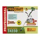 Motocoasa PROCRAFT Germany T4350, 6CP,58CC +4 sisteme de taiere