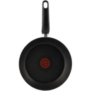 Tigaie cu maner Tefal 28cm exterior paun email Tigaie cu maner Tefal 28cm exterior paun email