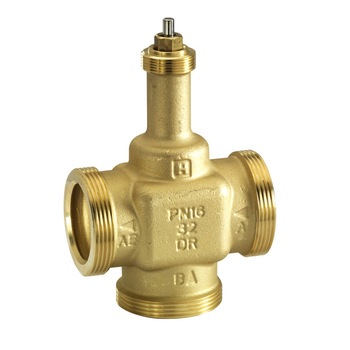 Ventil 3 cai Honeywell echilibrat, PN16, DN40, kvs25, racord filetat ext 2-1/4 Ventil 3 cai Honeywell echilibrat, PN16, DN40, kvs25, racord filetat ext 2-1/4