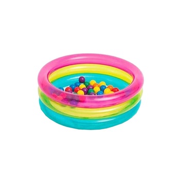 Set spatiu de joaca gonflabil cu piscina si bile multicolore, pentru copii , + 2 ani , ATS Set spatiu de joaca gonflabil cu piscina si bile multicolore, pentru copii , + 2 ani , ATS