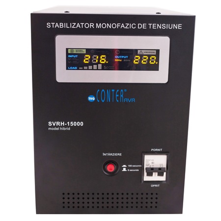 Stabilizator Monofazic De Tensiune Hibrid Svrh 15000 Va 11250 W Conter Emag Ro
