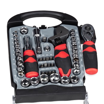 Mini trusa scule profesionala,set 45 piese,geanta plastic, crom-vanadiu, Relax Mini trusa scule profesionala,set 45 piese,geanta plastic, crom-vanadiu, Relax