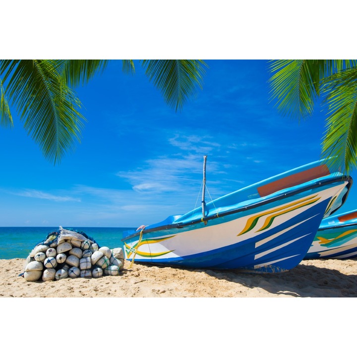 Fototapet de perete autoadeziv si lavabil Plaja11, 270 x 200 cm