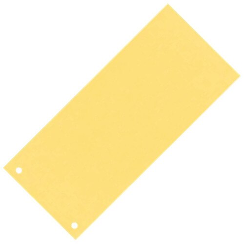 Set separatori carton 105x240mm 100buc/set, Esselte, galben