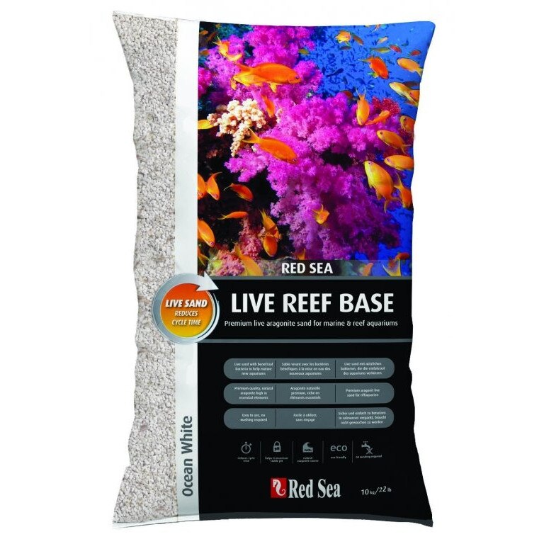 Substrat Live Reef Base-Ocean White 0.25-1mm/10Kg