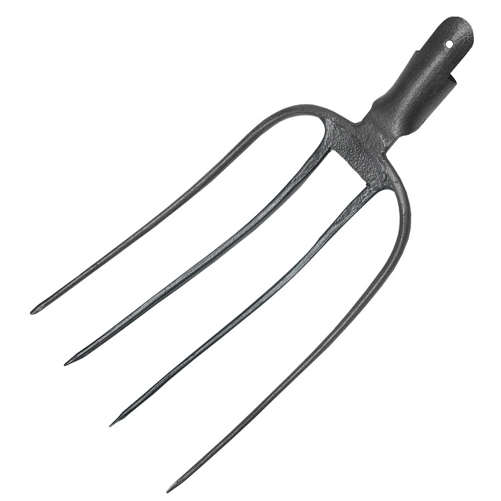 Villás szürke szén EvoTools, 4 fogas