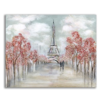 Tablou Canvas - Oras, Paris, Cuplu, Iubire, Toamna, 24 x 30 cm Tablou Canvas - Oras, Paris, Cuplu, Iubire, Toamna, 24 x 30 cm