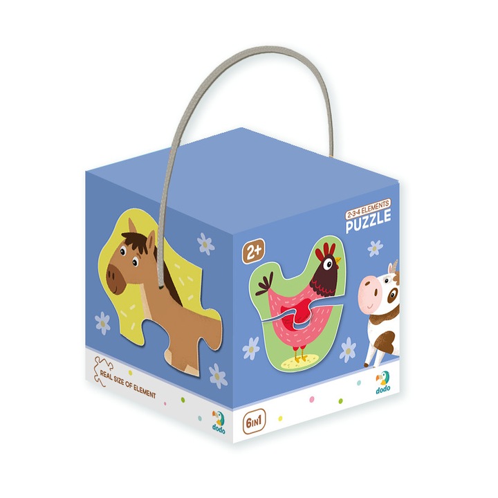 Детска играчка, Пъзел DoDo, Животни,24 ел