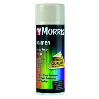 Spray grund, alb, 400 ml, Morris, pentru suprafete din lemn, metal, aluminiu, sticla si piatra Spray grund, alb, 400 ml, Morris, pentru suprafete din lemn, metal, aluminiu, sticla si piatra