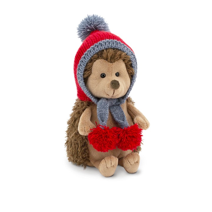 Papusa din plus, Fluffy, ariciul cu fes rosu, 20cm, Orange Toys