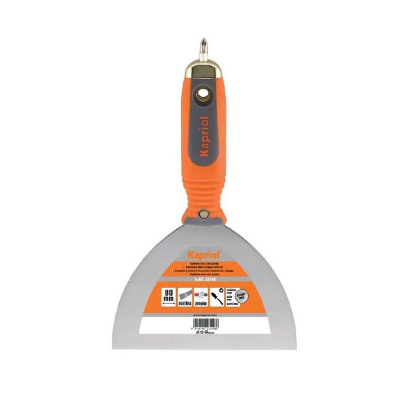 Spaclu din inox cu maner PROGRIP Kapriol 150 mm