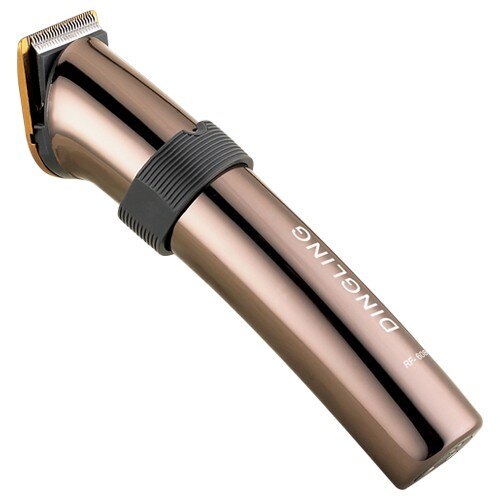 Aparat de Tuns Profesional, Putere 4W, Lame din Otel Inoxidabil, Tehnologie Fara Fir, Accesorii incluse, Stand Incarcare inclus, Tensiune 220 - 240 V, Design Modern, Auriu