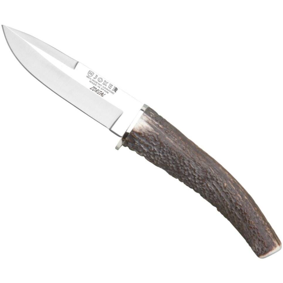 Cutit de Vanatoare cu Corn Joker LUCHADERA, CC-69, corn de cerb