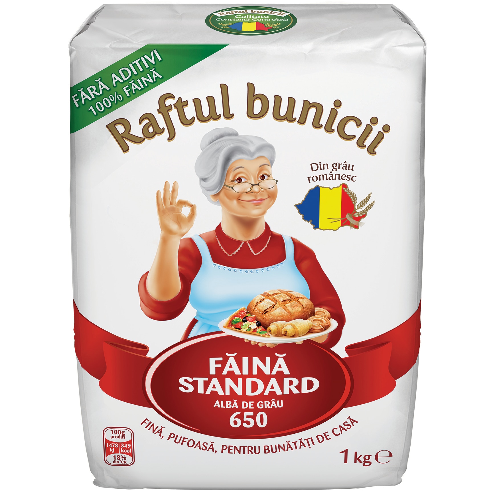 Faina de grau Raftul Bunicii 650, 1 Kg