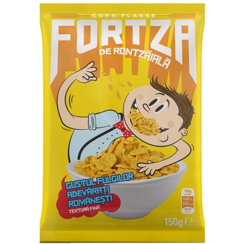 Fulgi de Porumb Fortza Rontzaiala, 150g Fulgi de Porumb Fortza Rontzaiala, 150g