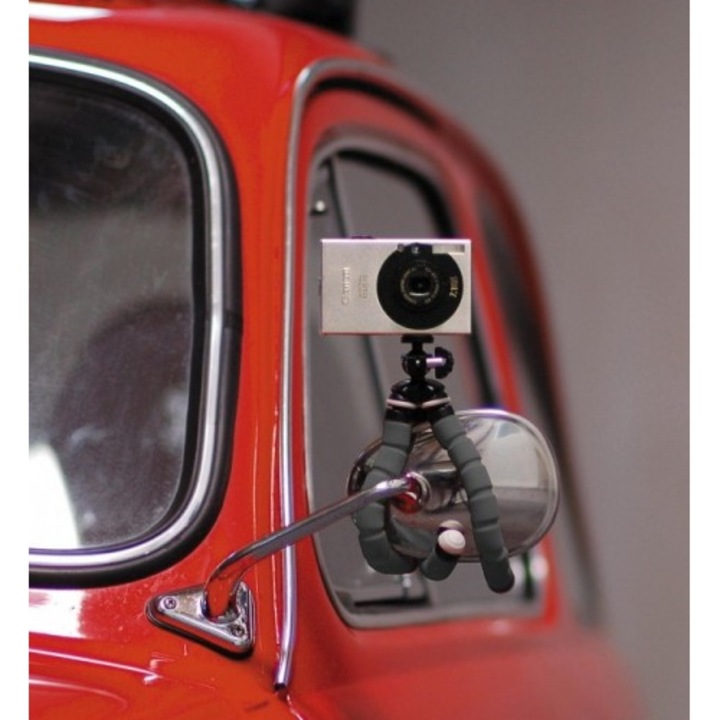 Mini trepied flexibil Braun Flexi II, Negru