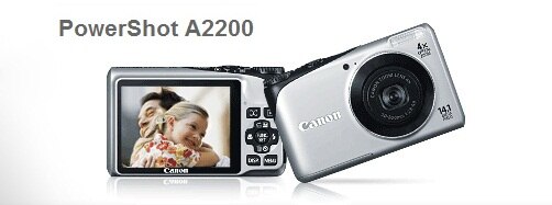 Aparat foto digital Canon PowerShot A2200, 14.1MP, Silver - eMAG.ro