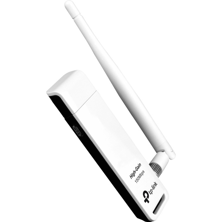 Adaptor wireless TP-LINK TL-WN722N, USB 2.0