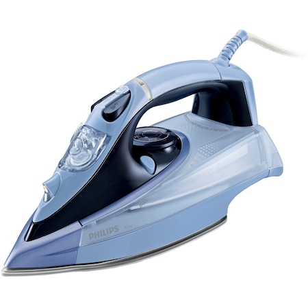 Fier de calcat Philips Azur GC4860/02, Talpa SteamGlide, 2600 W, 0.35 l, 200 g/min, Albastru/Negru