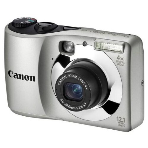 Aparat foto digital Canon PowerShot A1200 Argintiu - eMAG.ro