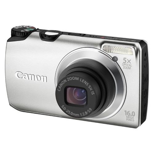 Aparat foto digital Canon PowerShot A3300 IS silver - eMAG.ro