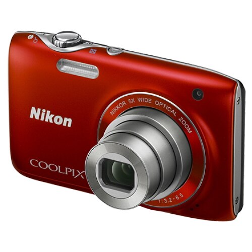 Aparat foto digital Nikon Coolpix S3100, Rosu - eMAG.ro