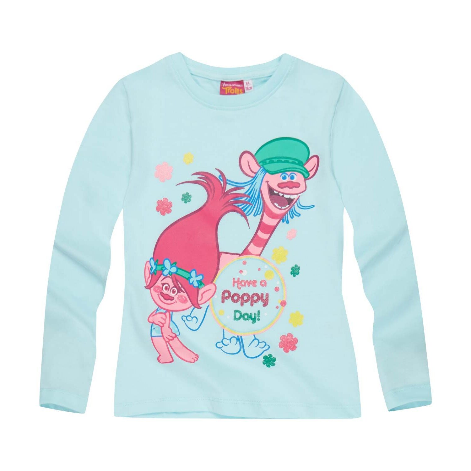 Bluza cu maneca lunga Trolls, 140 cm, 10 ani