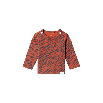 Bluza bebe, Noppies, Yasumi, cu imprimeu, maro Bluza bebe, Noppies, Yasumi, cu imprimeu, maro