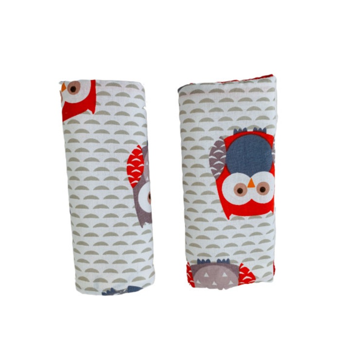 Protectoare centura, Kapinkata, Bufnite, 24x20 cm