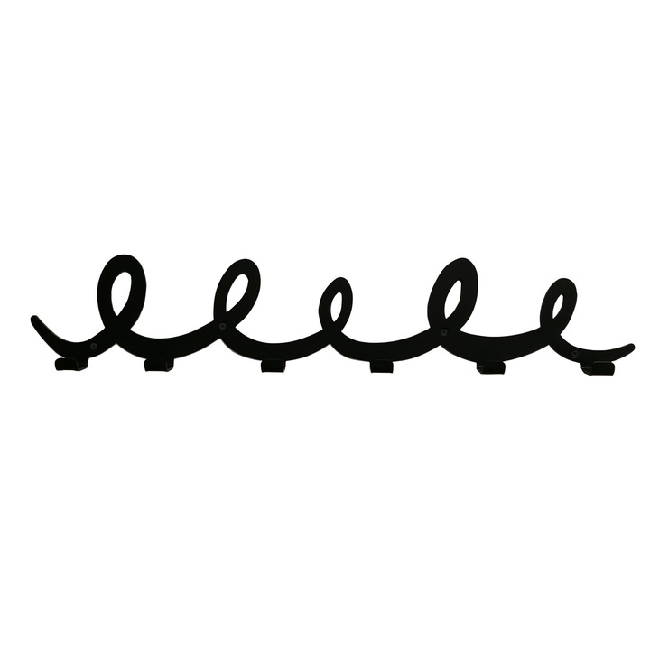 Cuier metalic Wave 6 agatatoare