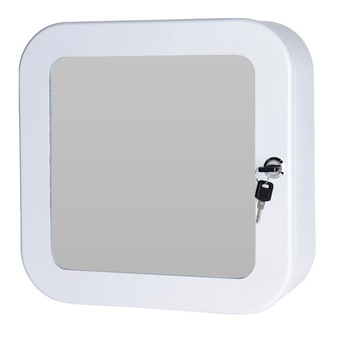 Dulap Metalic cu Oglinda, Alb, Cabinet Medical, Cutie Caseta Metalica, Depozitare Kit Trusa Prim Ajutor, Protectia Muncii, Incuietoare Cheie, 2 Polite, 32x32x11.5 cm, G2kg Dulap Metalic cu Oglinda, Alb, Cabinet Medical, Cutie Caseta Metalica, Depozitare Kit Trusa Prim Ajutor, Protectia Muncii, Incuietoare Cheie, 2 Polite, 32x32x11.5 cm, G2kg