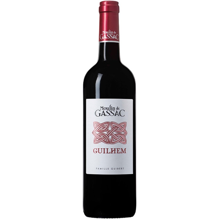 Червено вино Moulin de Gassac Guilhem Red, Купаж - Сира/Гренаш/Каринян, Франция, 750 мл.