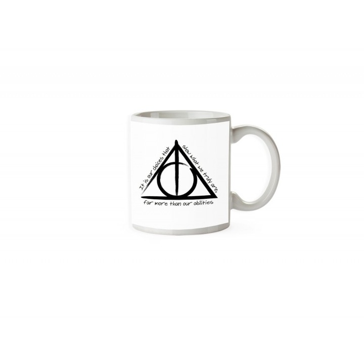 Cana Harry Potter Deathly Hallows Triangle, 330ml, mug57, Multicolor 1