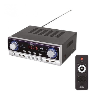 Amplificator, SAL, bluetooth 2x40 W, radio FM, RCA, sunet dinamic Amplificator, SAL, bluetooth 2x40 W, radio FM, RCA, sunet dinamic