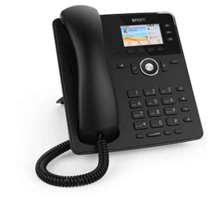 Telefon Snom D717, 6 conturi SIP, negru
