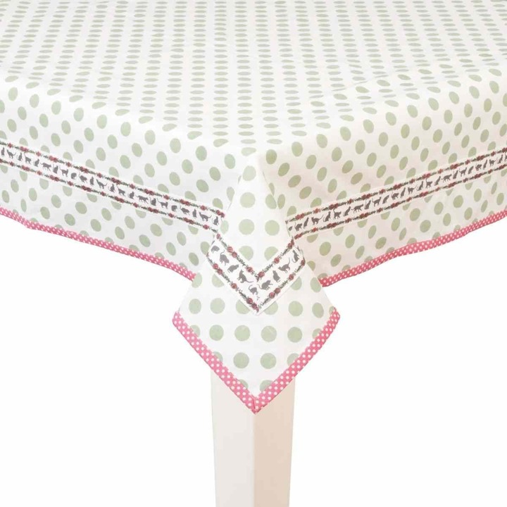 Fata de masa "Mon Petit Chat" 150*250 cm, Clayre & Eef