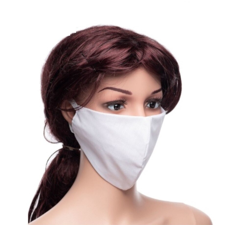 Set 20 bucati Masca Protectie Reutilizabila, Tesatura poliuretanica, Alb