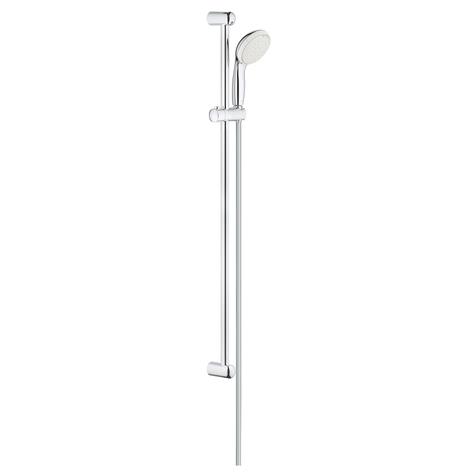 Set de dus Grohe Tempesta 27646001, para dus, 2 pulverizari, furtun dus 1.75 cm, Crom