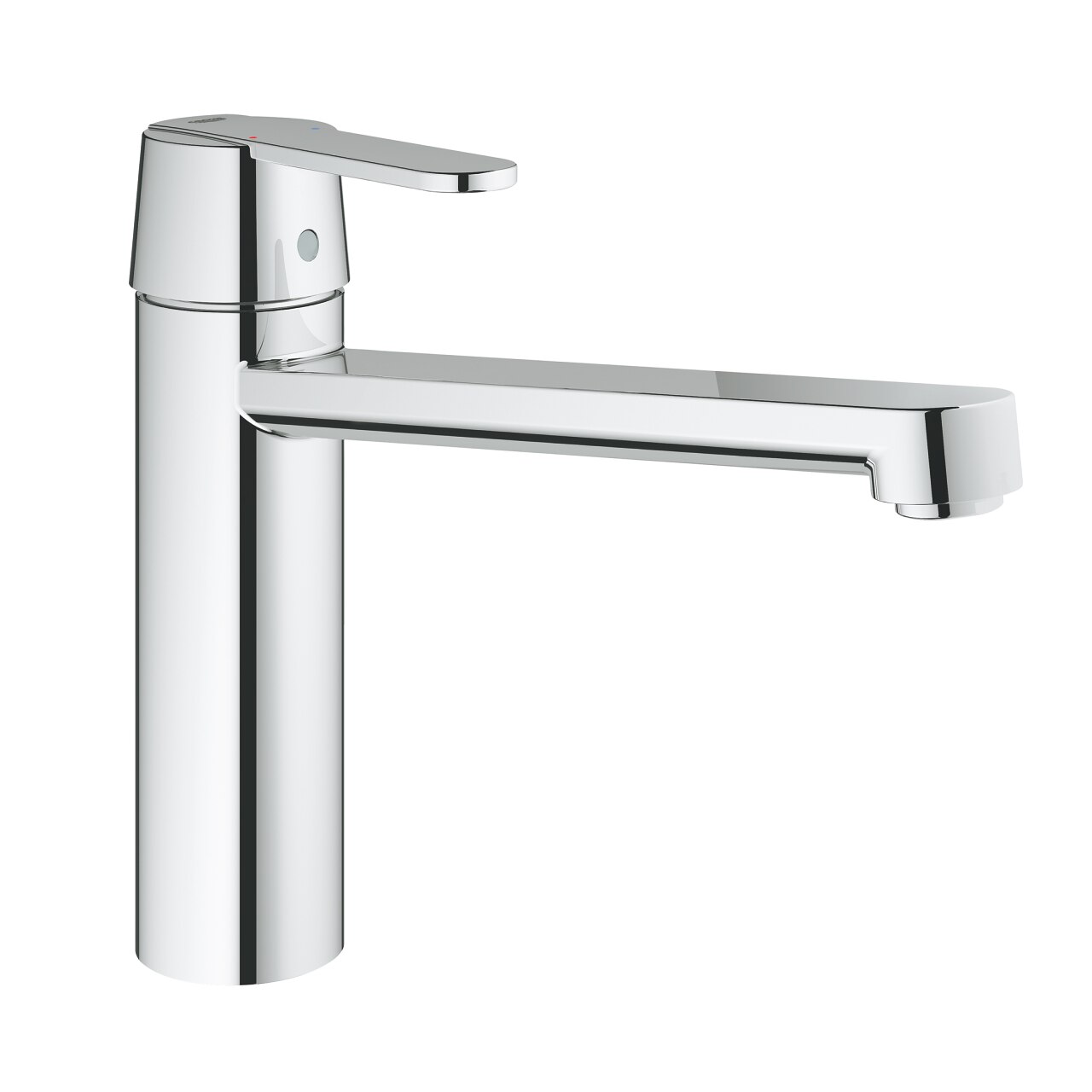 Baterie chiuveta bucatarie Grohe Get 30196000, monocomanda, pipa pivotanta, cartus ceramic, Crom