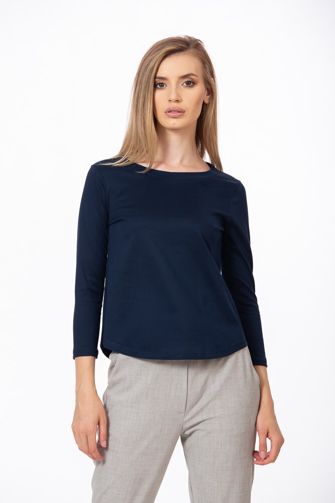 Bluza asimetrica, Bleumarin