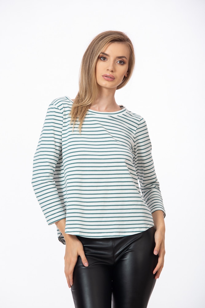 Bluza asimetrica, Alb