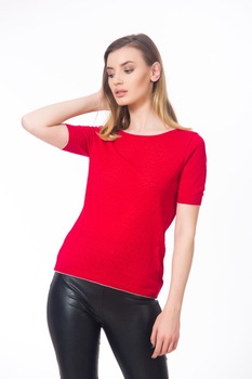 Bluza cu gaurele, Rosu Bluza cu gaurele, Rosu
