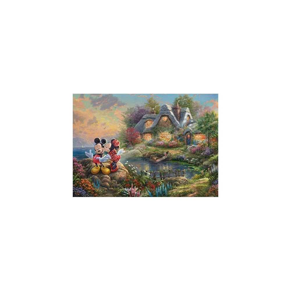 Puzzle Schmidt 1000 Thomas Kinkade : Disney Sweethearts Mick