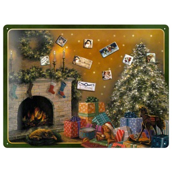 Placa metalica - Craciun - Remember - 30x40 cm Placa metalica - Craciun - Remember - 30x40 cm