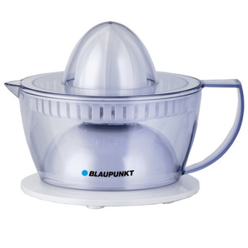 Storcator de fructe Blaupunkt , Capacitate integrala a canii de 0.5 L,Sursa de alimentare 230V-50/60Hz , Putere de 40 W, Plastic de inalta calitate fara BPD,Design cu gradatie,Alb Storcator de fructe Blaupunkt , Capacitate integrala a canii de 0.5 L,Sursa de alimentare 230V-50/60Hz , Putere de 40 W, Plastic de inalta calitate fara BPD,Design cu gradatie,Alb